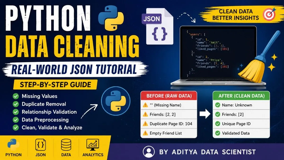 Python Data Cleaning Tutorial: Learn Real-World JSON Cleaning Step-by-Step